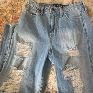 Hollister high rise mom jeans